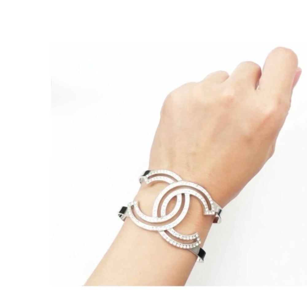 Chanel diamond cuff authentic